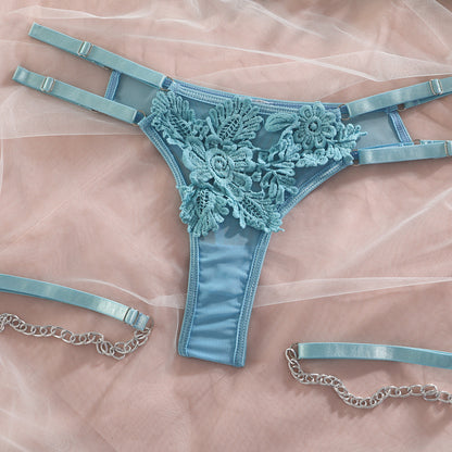 Underwear Suit Water Soluble Lace Chain Gather Suit